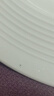 8.75英寸高颜值螺纹草帽盘纯白陶瓷餐盘简约家用意面盘子菜盘汤盘 8.75英寸螺纹草帽盘 2个装 实拍图