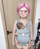 ERGObaby二狗背带婴儿抱娃神器四季透气外出旅行遛娃神器breeze解放双手 Deluxe珍珠灰+口水巾 实拍图