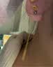 周六福5G工艺黄金耳线女足金耳坠生日礼物计价A0913528 约1.03g 一对 实拍图