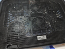 华硕（ASUS）笔记本专用散热器适用天选2电脑飞行堡垒8游戏本静音风扇压风式风冷降温散热底座手提拉拓 强劲6核-静音风扇【固定转速标准版】五档调节支架 实拍图