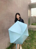 JCZS德国品牌迷你七折太阳伞生防晒防紫外线便携小巧晴雨两用遮阳伞 胶囊盒-七折-天空蓝 三折168股 x 92cm 实拍图