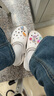 crocs卡骆驰蜗轮洞洞鞋|208776 水泥灰-160 43(270mm)  实拍图