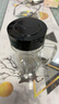 富光双层玻璃杯商务泡茶杯子 大容量男女耐热办公水杯带把黑色320ml 实拍图