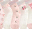 俞兆林5双儿童袜子女童春夏季薄纯色棉袜花边网眼女孩宝宝袜公主卡丝袜 晒单实拍图