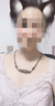 西玺天然西藏莲师三九眼老天珠玛瑙吊坠横带佛珠男女项链挂件锁骨链 九眼天珠 实拍图
