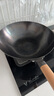 张小泉精铁旋压无涂层全灶具通用炒锅铁锅炒菜锅32cm含锅盖 C30660100 实拍图