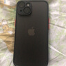 形物适用苹果14手机壳 iPhone14保护套 撞色防摔硅胶磨砂半透明升级镜头全包男款女个性简约潮-静夜黑 实拍图