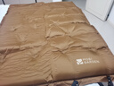 牧高笛（MOBIGARDEN）防潮垫 户外露营可拼接带枕头双人自动充气垫 NX19663004 栗棕色 实拍图