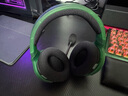 雷蛇（Razer）梭鱼X幻彩版  幻影绿 无线头戴式电竞游戏耳机耳麦 降噪麦克风 多平台兼容  适配三角洲行动 实拍图