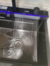 九牧王洗菜盆5MM鲸鱼瀑布飞雨厨房水槽大单槽数显304不锈钢小米粒 黑75*45左右下水-5MM顶厚 实拍图