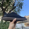 Jeep吉普男鞋夏季新款英伦风透气商务休闲皮鞋男简版百搭软底板鞋子男 黑色(皮鞋码) 41 实拍图