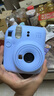 富士（FUJIFILM）拍立得mini12 mini11/7/9升级款 相纸一次成像相机拍照生日送礼物 Mini12 绣球蓝（现货） 官方标配 实拍图