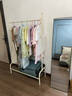 顺优晾衣架落地衣帽架卧室凉衣架阳台挂衣服架子室内可移动简易杆衣架 100cm-单层网篮+金属轮-特粗管 实拍图