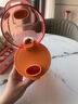 特百惠（Tupperware）晶彩400ML塑料杯男女士学生夏季运动水杯子户外便携大容量 酷炫黑 实拍图