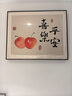 【京东物流】电表箱装饰画免打孔现代简约客厅餐厅挂画开关盒遮挡 喜乐平安 55*45遮挡45*35 液压款-带液压杆 实拍图