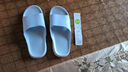 夏季防滑老人鞋孕妇室内外浴室拖鞋速干不臭脚凉拖鞋女送爸妈 天蓝 38-39 【适合37-38码】 实拍图