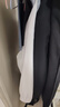 罗蒙（ROMON）纯色商务职业正装男士白衬衫工装外套长袖衬衣男CS108白色2XL 实拍图