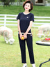 秋芙罗妈妈装夏装2025新款套装中老年女装50岁60洋气奶奶装老人夏季衣服 实拍图