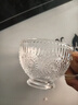 【采销推荐】复古浮雕太阳花杯玻璃早餐家用牛奶杯大容量燕麦水杯 透明色 230ml 【单只装】 实拍图