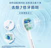 飞利浦（PHILIPS）电动牙刷刷头  钻石亮白型刷头W2 HX6063/67 3支装白色 适配钻石3系、5系、9系 实拍图