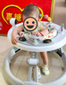 ANGI BABY婴儿学步车防侧翻婴儿车宝宝学步车助步多功能儿童手推车音乐玩具 【可调高低+音乐餐盘】椰子灰 多功能学步助步周岁生日礼物 实拍图