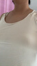 雅特茂鱼尾款春夏凉哺乳背心免穿文胸可外出产后喂奶专用哺乳衣 米杏色【鱼尾遮肉 春夏透气】 XL 实拍图