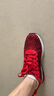 乔丹男鞋运动鞋秋冬密网防风减震耐磨气垫跑鞋鞋子轻便跑步鞋 极光红黑色 42 实拍图