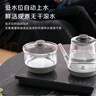 美的（Midea）茶台烧水壶一体式0.8L自动上水家用烧水316L不锈钢底盘玻璃养生壶煮茶器电茶炉套装MK-KFT20 实拍图