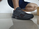 亚瑟士ASICS男鞋网面跑鞋缓震透气运动鞋轻量跑步鞋GEL-CONTEND 4 黑色/黑色 41.5 实拍图