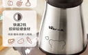 小熊（Bear）绞肉机家用 辅食机婴儿绞馅机 碎肉机 多功能料理搅拌 打蒜器电动 搅肉机 约2升双刀QSJ-B03E1 实拍图