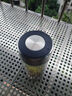苏泊尔（SUPOR）玻璃杯茶水分离男士水杯双层高硼硅玻璃耐高温大容量办公泡茶杯子 行砚黑500ml 实拍图