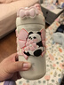 迪乐贝尔儿童保温杯带吸管婴儿保温杯宝宝水杯不锈钢学饮杯幼儿园卡通水壶 樱花熊猫【升级316L内胆】 490ml 实拍图