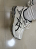 亚瑟士ASICS男鞋网面跑步鞋缓震跑鞋透气舒适运动鞋 GEL-FLUX 4 米色/蓝色102 41.5 实拍图