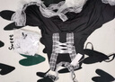 霏慕情趣内衣女抹胸挂脖JK用品角色扮演套装性感高档制服睡衣6376蓝紫 实拍图