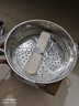 onlycook304不锈钢便携餐具盒套装 带挂钩筷子勺子套装 学生餐具套装-粉色 实拍图