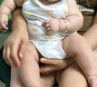 怀音 婴儿肚兜纯棉夏季薄款新生宝宝男女儿童春秋睡觉护肚子防着凉兜 【双层夏季薄款】蓝兔+蓝彩云 M码【4-10个月】 28*26cm 晒单实拍图
