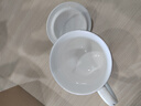 洁雅杰陶瓷茶杯 带盖水杯子(350ml)陶瓷茶杯陶瓷办公杯 6只装 贵族杯 实拍图