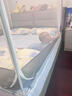 半弦月真A类抗菌防摔蚊帐架1.8x2米免安装婴儿童家用1.5大床三开门纹怅 【蔚蓝】A类抗菌帐纱+免安装支架 120cm*200cm*170cm 丨全底款 实拍图