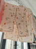 爱宝适月子服纯棉纱布春夏孕妇装产妇喂奶衣哺乳睡衣家居服L码 柠檬M347 实拍图