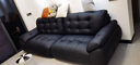 卡尔适头层真皮沙发家具客厅小户型懒人书房2025新款直排中古沙发太空云 【云端舒适坐感】2.8米多人位 【S+级进口纳帕头层皮】全真皮版 实拍图
