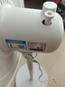 美的（Midea）【品质推荐】七叶轻音柔风电风扇/家用省电落地扇/台式电扇/广角摇头节能宿舍小型风扇 SAE35CA 实拍图