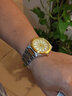 宾爵金财源红宝石镶钻男士手表奢华百搭金表进口机芯夜光防水机械腕表 六角圈全金款 实拍图