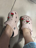 crocs卡骆驰厚底云朵洞洞鞋时尚百搭户外沙滩鞋女鞋|206750 石英粉-6UR（含智必星） 35 (220mm) 实拍图