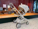 POUCH婴儿车新款高景观轻便可折叠推车遛娃神器双向宝宝车可坐躺手推车 纳米白-双向推行-蛋形包裹座舱 实拍图