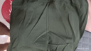 【可放手机】冰丝速干运动短裤跑步三分裤情侣款沙滩裤短裤运动裤 黑色+军绿 L （推荐110-125斤） 实拍图