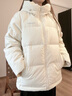 波司登25年冬季羽绒服90绒女士修身短款休闲加厚连帽休闲百搭外套 实拍图