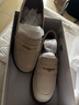 百丽（Belle）羊皮简约上班乐福鞋女通勤平跟百搭单鞋B1983CM4 米色 38 (240mm) 实拍图