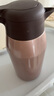 膳魔师（THERMOS） 保温壶家用大容量办公热水瓶暖壶2L男女不锈钢真空水壶 THS/THX THS-2000浅银红 2L 实拍图