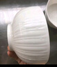 华青格陶瓷米饭碗高白瓷家用饭碗面碗素雅花瓣4.6英寸4只浮雕釉下彩 实拍图
