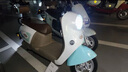 立马电动摩托车米朵80公里长续航电动车1200W高速电摩铅酸电池60V20Ah外卖上班代步电瓶车糖果蓝绿 实拍图